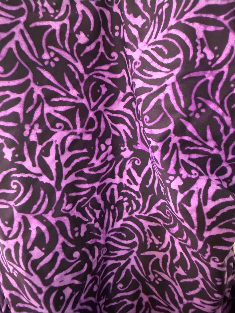 Speedo Purple Leaf-Print One-Piece Swimsuit - Picture 7 of 9